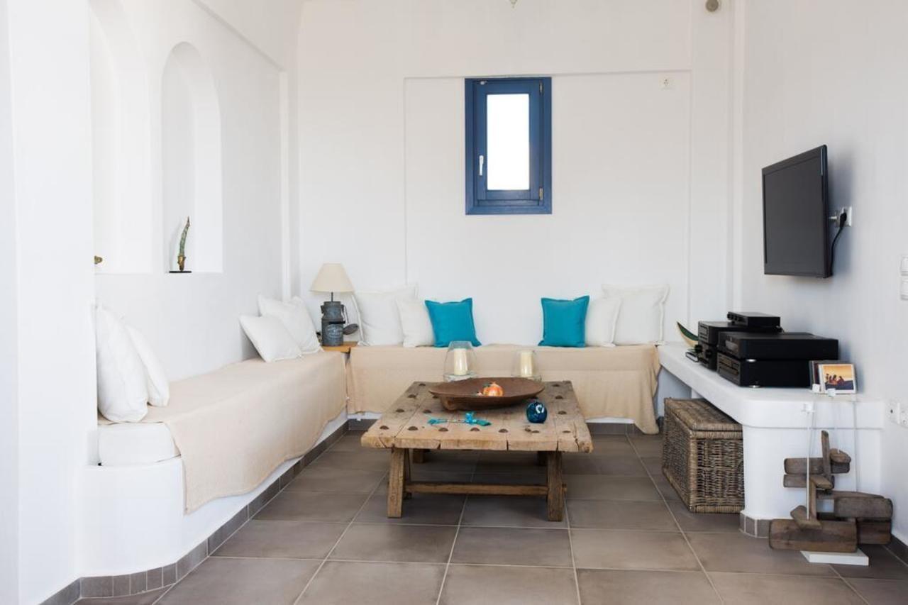 New Villa Apollon Akrotírion エクステリア 写真